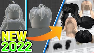 How to make UGC Hair NEW Tutorial ROBLOX [upl. by Lleuqram182]