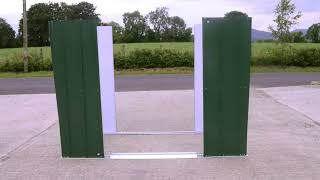 Product Assembly Demo YardMaster Pent Metal Sheds [upl. by Leith]