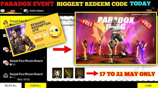 FREE FIRE REDEEM CODE TODAY 18 MAY REDEEM CODE FREE FIRE  FF REDEEM CODE TODAY 18 MAY [upl. by Penelope533]