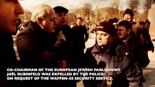 WaffenSS veterans march in Latvian capital Riga [upl. by Volnak]