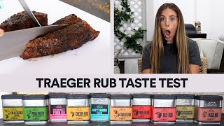 Traeger Rub Taste Test  Steak Pork Chicken Fish and veggies [upl. by Kerri]