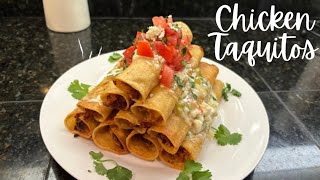 Smashing Delicious Queso Chicken Cheesy Taquitos [upl. by Godfry300]