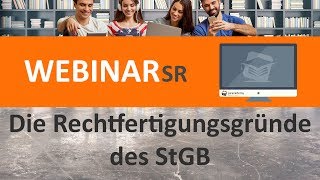 Die Rechtfertigungsgründe des StGB Webinar ► juracademyde [upl. by Cheryl]