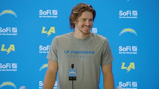 Justin Herbert On SNF vs Bengals  LA Chargers [upl. by Law]