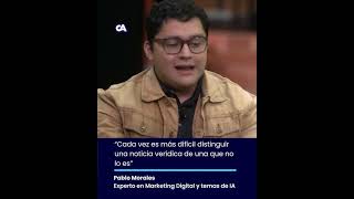 Pablo Morales quotHay que ver la fuente para descartar una nota fakequot [upl. by Ahsenre175]