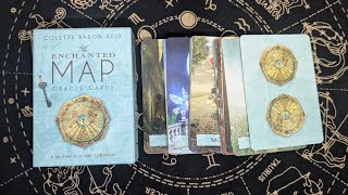 The Enchanted Map Oracle 54 cards review Colette Baron Reid🧿 Flip through tarotwithsrk [upl. by Anette]