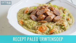 Recept Paleo Erwtensoep  Snert Zonder Erwten [upl. by Dorreg984]