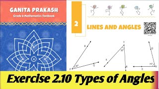 Class 6 Maths  Chapter 2 Lines and Angles  Ex 210  Ganit Prakash  New Ncert book class 6th [upl. by Ellehsram]