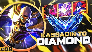 How to ACTUALLY Climb to Diamond with Kassadin 8  BEST Build amp Runes  League Of Legends [upl. by Rockwell]