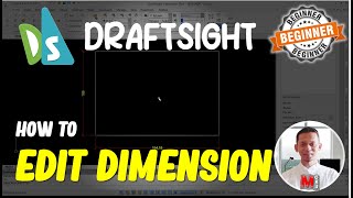 Draftsight How To Edit Dimension [upl. by Dressler]