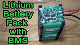 How to build an 18650 Lithium Battery Pack with BMS [upl. by Devi215]