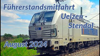 Führerstandsmitfahrt Uelzen  Stendal [upl. by Riesman354]