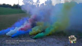 SK134 Color Smoke Grenades [upl. by Alleyn]