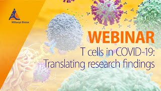 T cells in COVID19 Translating research findings into clinical options WEBINAR [upl. by Eidda]