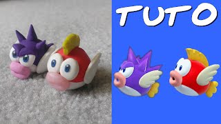 TUTO FIMO  Poisson Cheep Cheep de Mario [upl. by Kaylil]