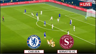 🔴LIVE  CHELSEA vs SERVETTE FC I UEFA EUROPA CONFERENCE LEAGUE LIVE I eFOOTBALL PES 21 GAMEPLAY [upl. by Nauquf849]