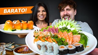 Rodizio Japonês TOP por 50 reais I Ayumi Sushi  Japamesa 2 Gaba\ [upl. by Suivatra]