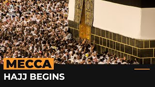 Hajj pilgrimage begins in Mecca Saudi Arabia  Al Jazeera Newsfeed [upl. by Raines]