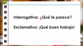 Oraciones interrogativas y oraciones exclamativas [upl. by Fahy]