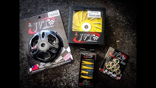 Aerox V2  CVT Upgrade JVT Pulley set Arangkada Gitna Dulo [upl. by Roht911]