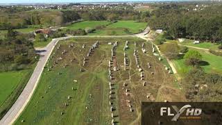 Les alignements de Carnac en vue aérienne par drone [upl. by Ylla]