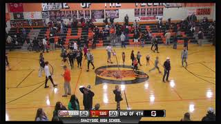 Shadyside Boys Basketball vs Barnesville [upl. by Akirahs696]