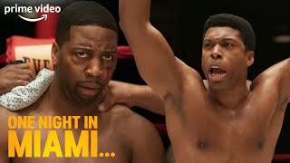 The Iconic Muhammad Ali vs Sonny Liston Fight  One Night In Miami  Prime Video [upl. by Arimat]