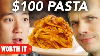 8 Pasta Vs 100 Pasta [upl. by Hoem]