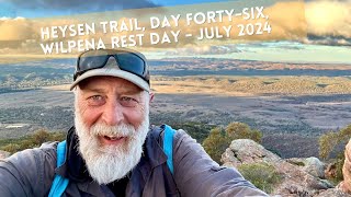 Heysen Trail Day Forty Six Wilpena Rest Day  July 2024 [upl. by Elinnet]