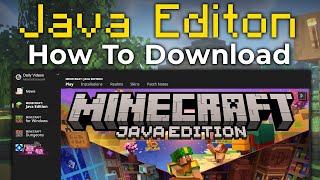 How To Download Minecraft Java Edition PC [upl. by Kania]