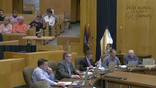 Natrona County Board of County Commissioners Meeting  July 2 2024 [upl. by Kal]