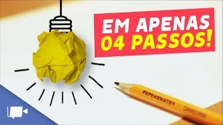 ROTEIRO FÁCIL para seu vídeo em apenas 04 PASSOS para Youtubers [upl. by Edan]