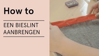 Tutorial  Een bieslint aanbrengen  VERITAS [upl. by Yrtua]