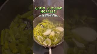 Como Cocinar Nopales  Shorts [upl. by Ardnohs]