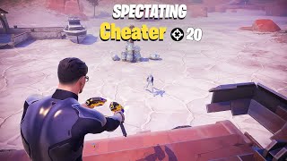 I Spectated a Cheater In Zero Build Ranked [upl. by Flemings331]