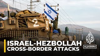 Hezbollah Israel continue to intensify crossborder attacks [upl. by Kitti331]