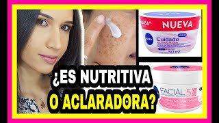 Como se usa la CREMA FACIAL aclarado natural NIVEA para manchas en la cara  shorts Deily Urquiola [upl. by Czarra]