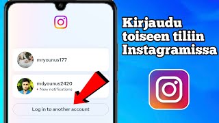 Kuinka kirjautua toiseen tiliin Instagramissa  Kirjaudu toiseen Instagramtiliin [upl. by Zanas]