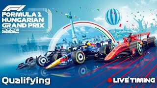 F1 Hungarian Grand Prix 2024  Qualifying  Live Timing amp Commentary [upl. by Enyamrahc]