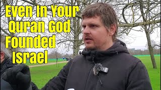 Speakers Corner  Bob Talks To A Muslim Who Has Many Questions For Him [upl. by Akilam295]