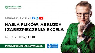 Hasła plików arkuszy i zabezpieczenia Excela [upl. by Mcintyre]