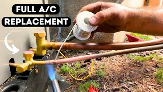 Full Air Conditioner Replacement Using Stay Brite 8 Solder [upl. by Heyes]