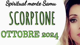 SCORPIONE ♏ Ottobre 2024 previsioni🔮 Tarocchi🔮 [upl. by Berte]