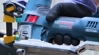 Testing the features of the new super fast 18V Jig Saw Bosch GST 18V155 SC [upl. by Joseph]