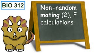 Nonrandom mating 2 F calculations [upl. by Wald]