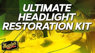 Meguiars Ultimate Headlight Restoration Kit  Remove Cloudiness Restore Clarity amp Protect [upl. by Connett]