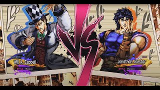 quotThe Legacy of Hamon Will Zeppeli vs Jonathan Joestar  Arcade Story Mode Gameplayquot [upl. by Hgielrac]