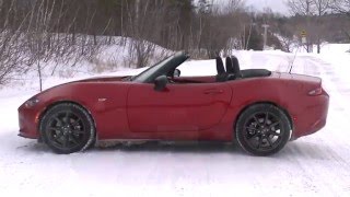 2016 Mazda MX5 GS Winter Test [upl. by Nosreffej]