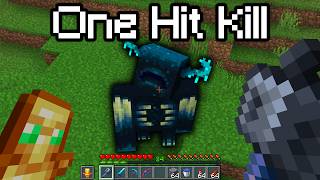 One Hitting Every Boss in Survival Minecraft [upl. by Scharaga50]