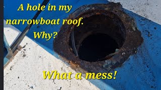 A hole in my boat roof My narrowboat journey continues [upl. by Atnas]